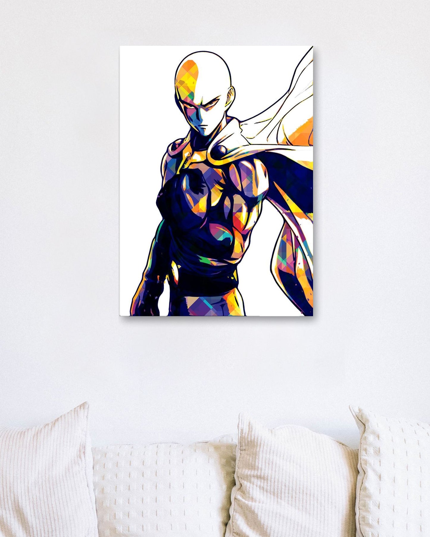 Saitaman anime poster - @ColorfulArt