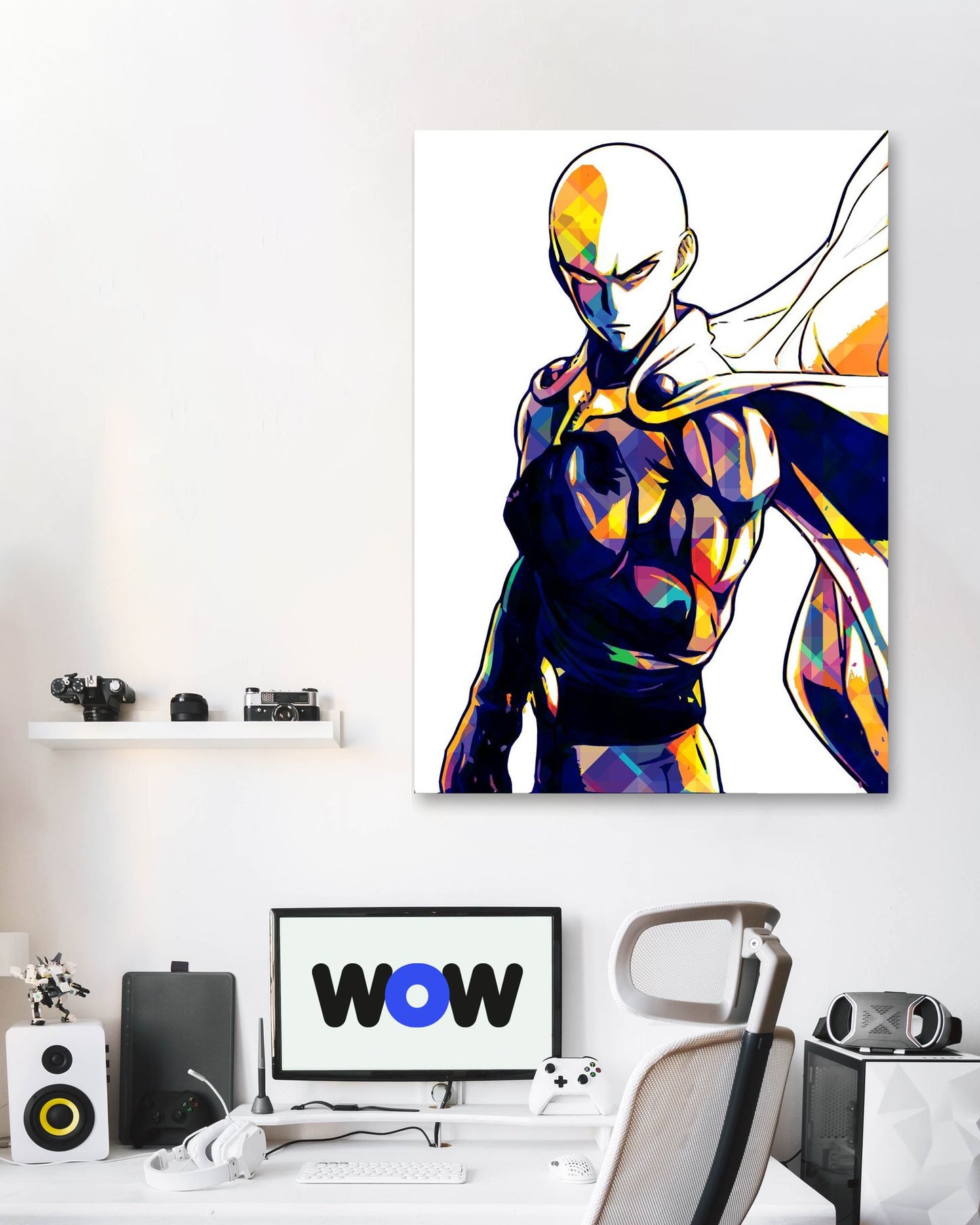 Saitaman anime poster - @ColorfulArt