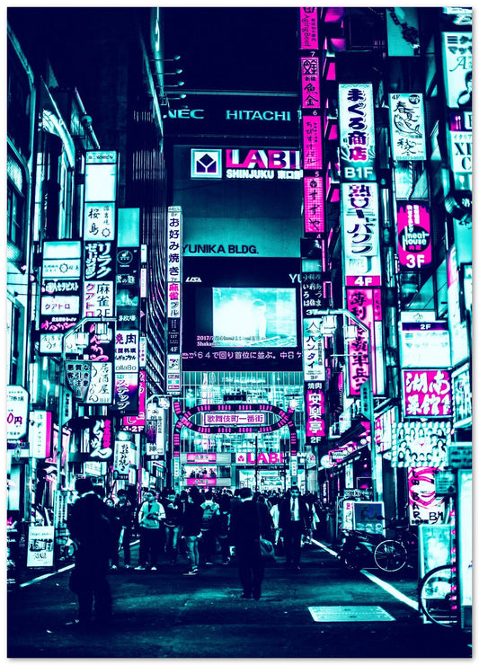Tokyo Street Aesthetic Neon 2 - @MiracleCreative