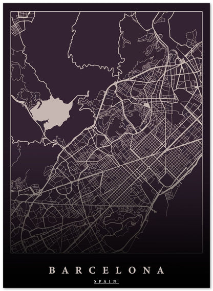 Barcelona maps art - @SanDee15