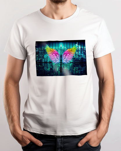 City Angel Synthwave Neon 2 - @MiracleCreative