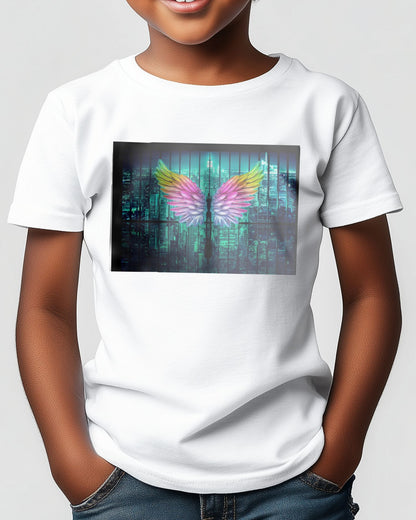 City Angel Synthwave Neon 2 - @MiracleCreative