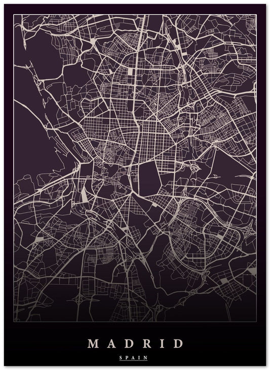 Madrid maps art - @SanDee15