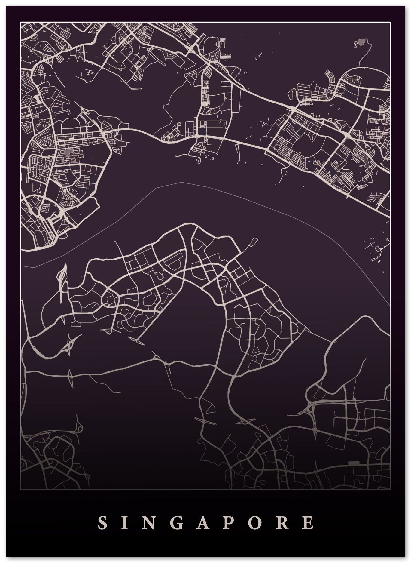 Singapore map - @SanDee15