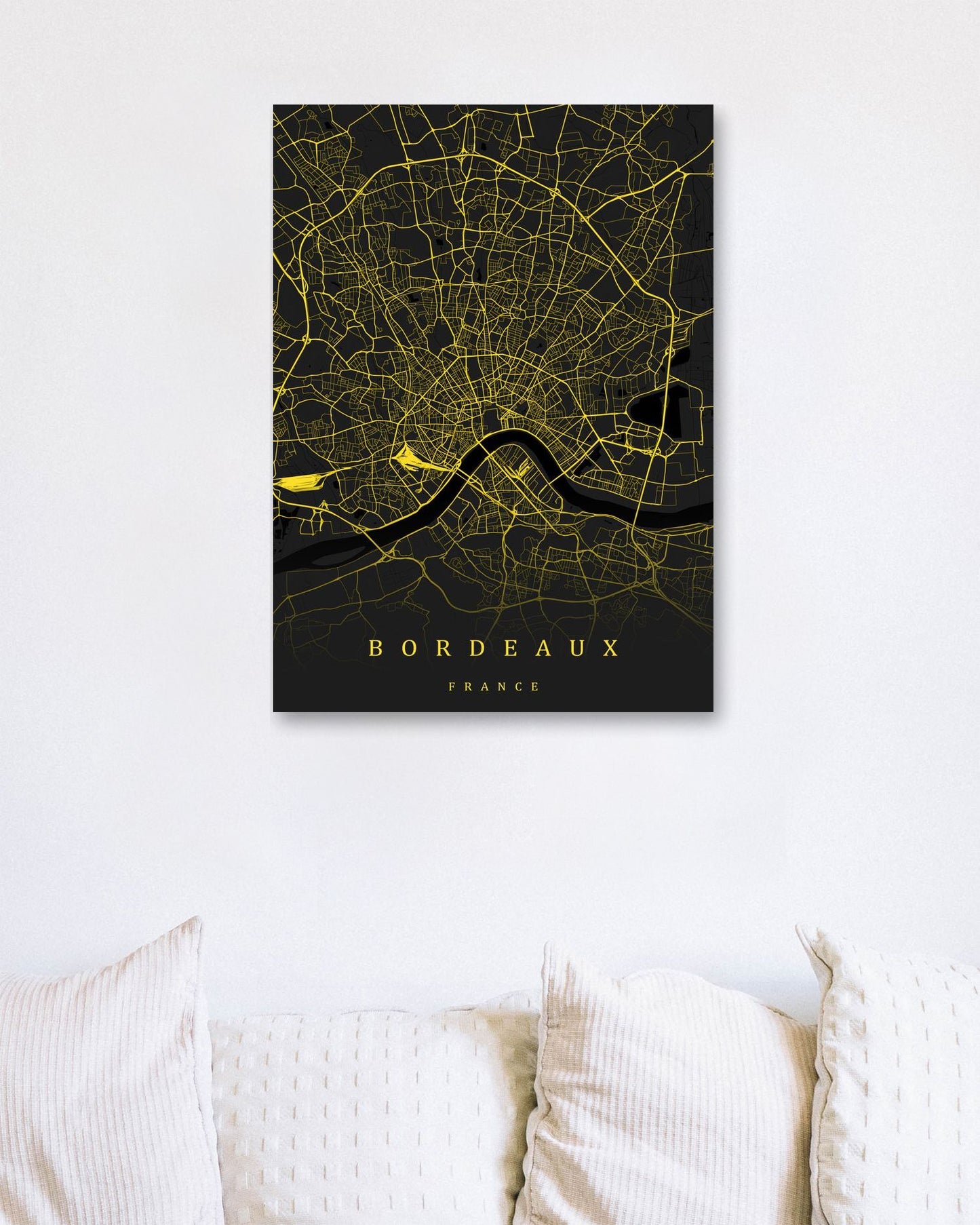 Bordeaux maps art - @SanDee15