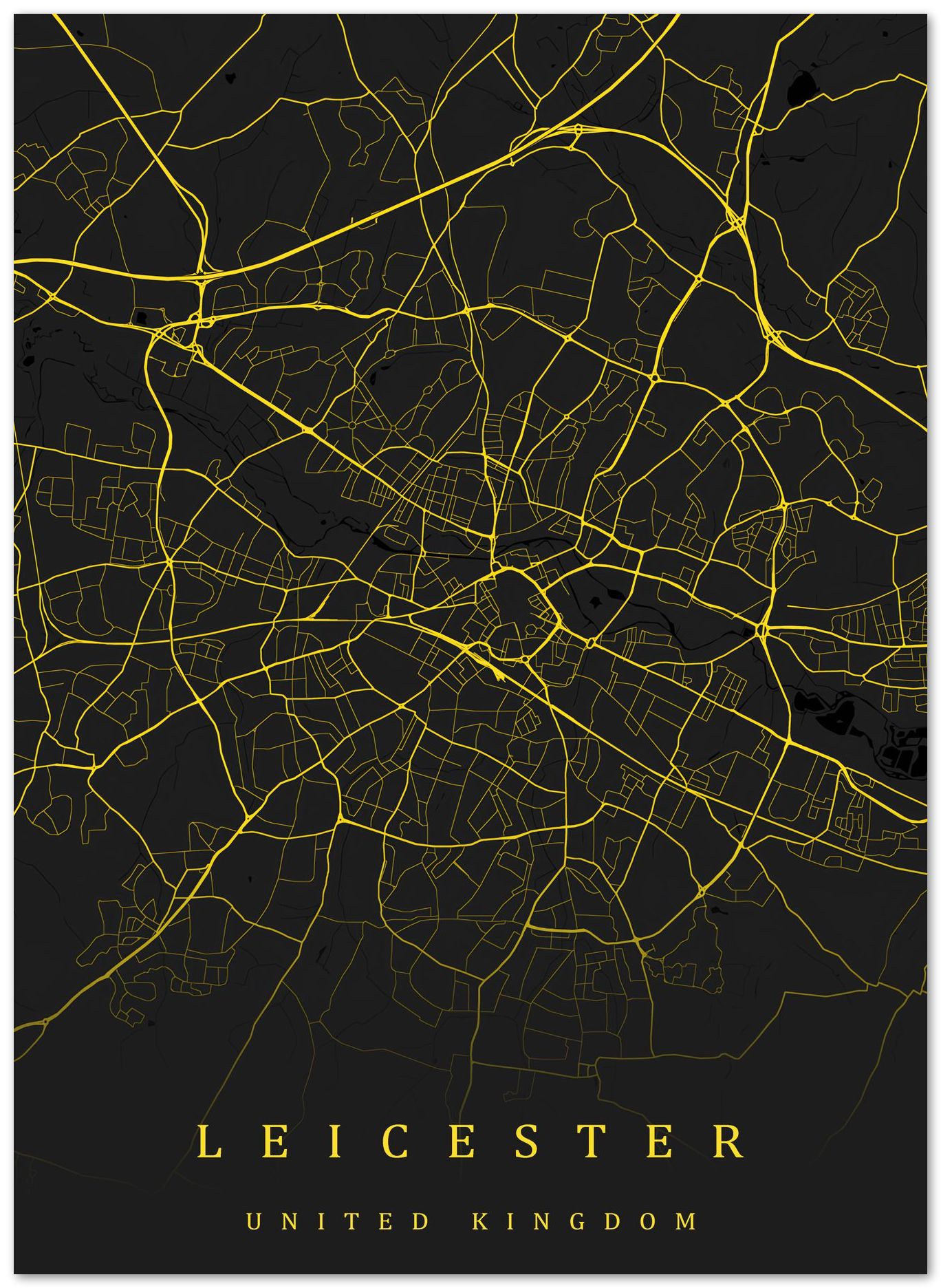 Leicester map - @SanDee15