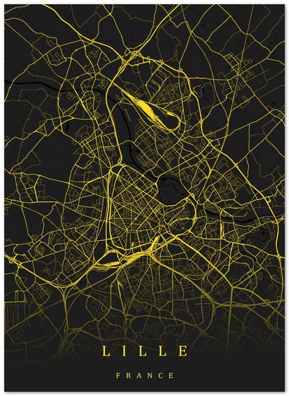 Lille maps art - @SanDee15