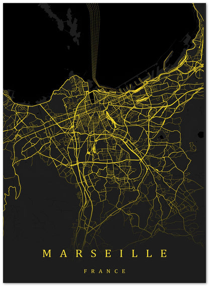 Marseille map - @SanDee15