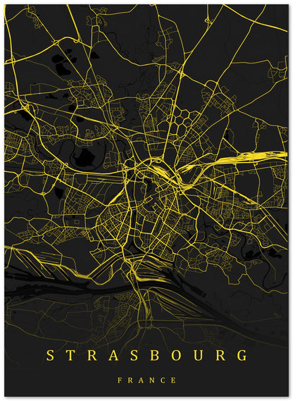 Strasbourg map - @SanDee15