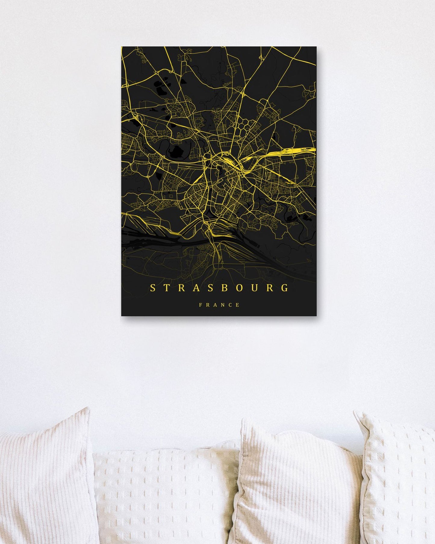 Strasbourg map - @SanDee15