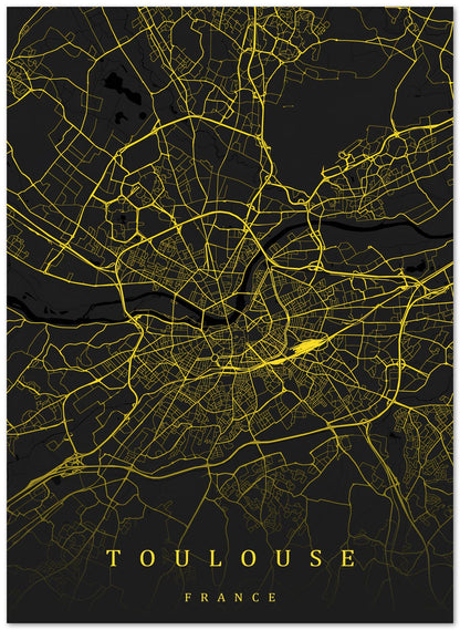 Toulouse maps art - @SanDee15