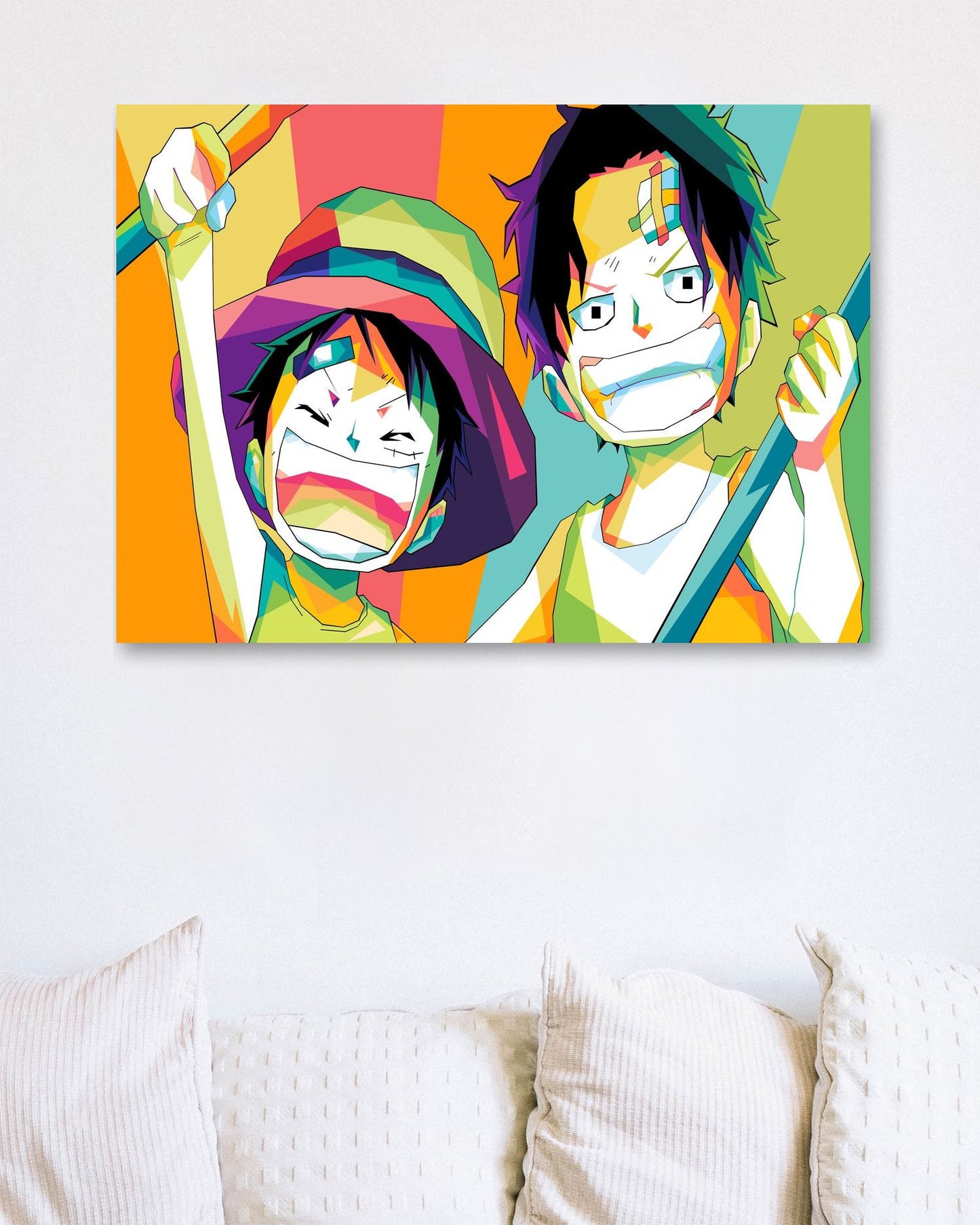 Luffy x Portgas d ace - @AsranVektor