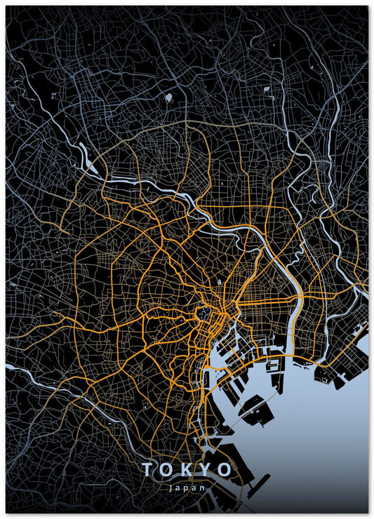 Tokyo map - @Dioosptr
