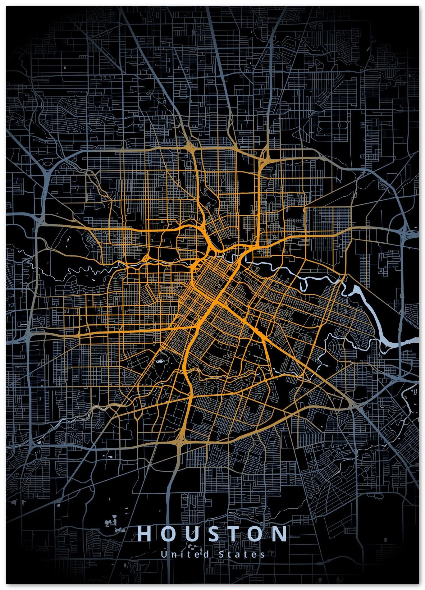 Houston map - @Dioosptr