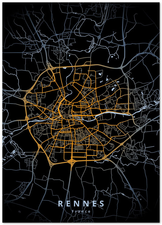 Rennes map - @Dioosptr