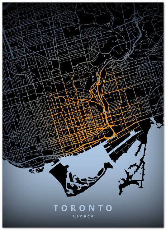Toronto map - @Dioosptr