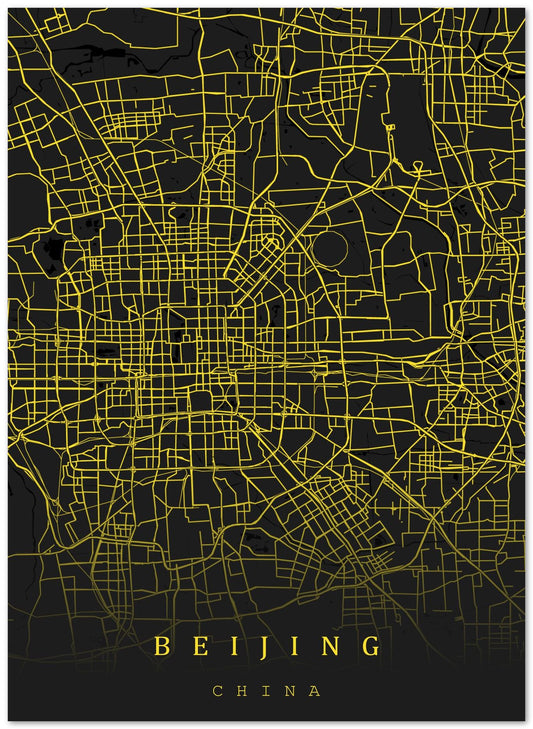 Beijing china maps art - @SanDee15