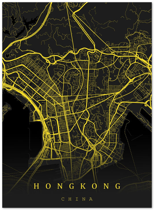 Hong Kong map - @SanDee15