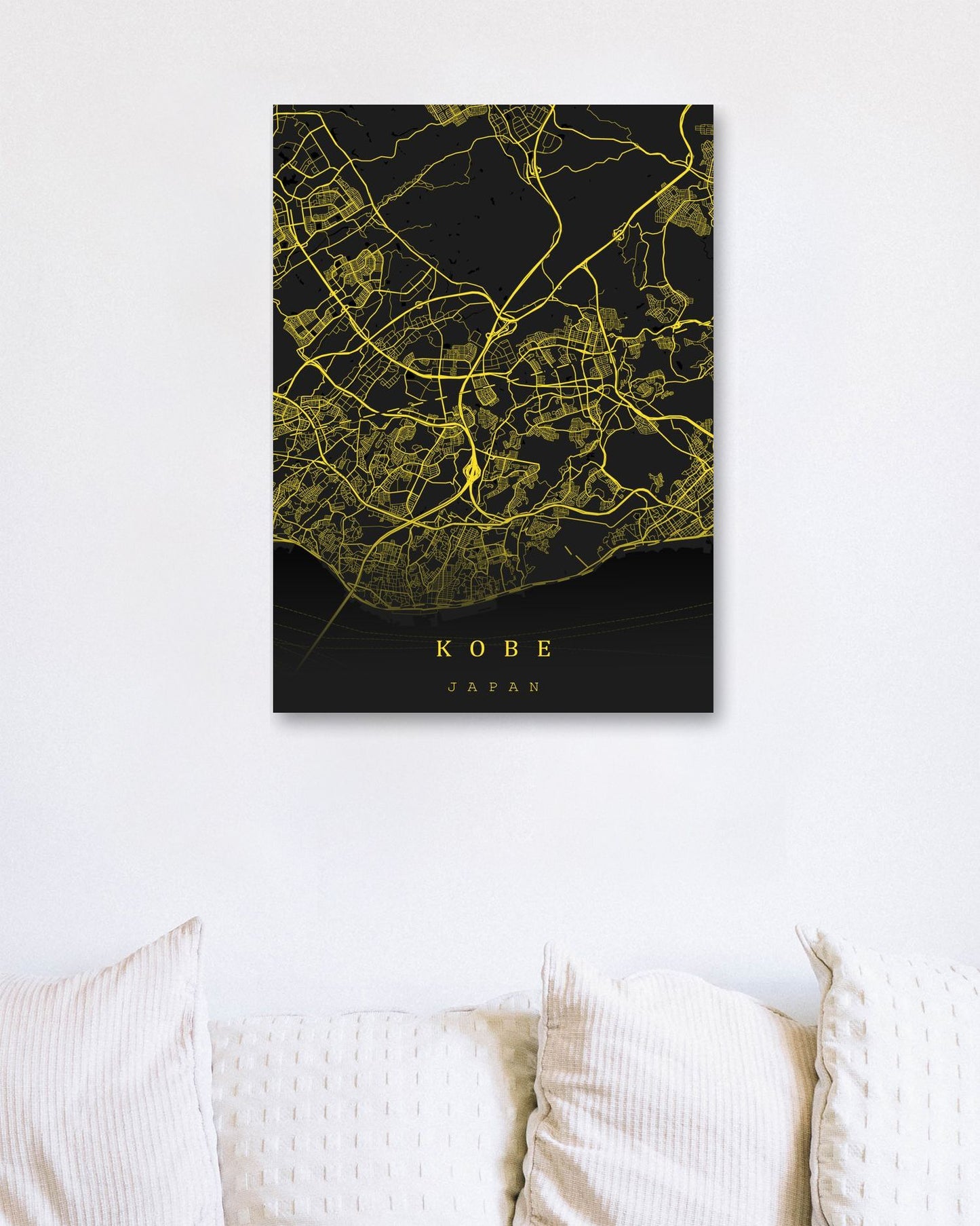 Kobe japan maps art - @SanDee15