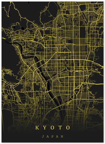 Kyoto map - @SanDee15