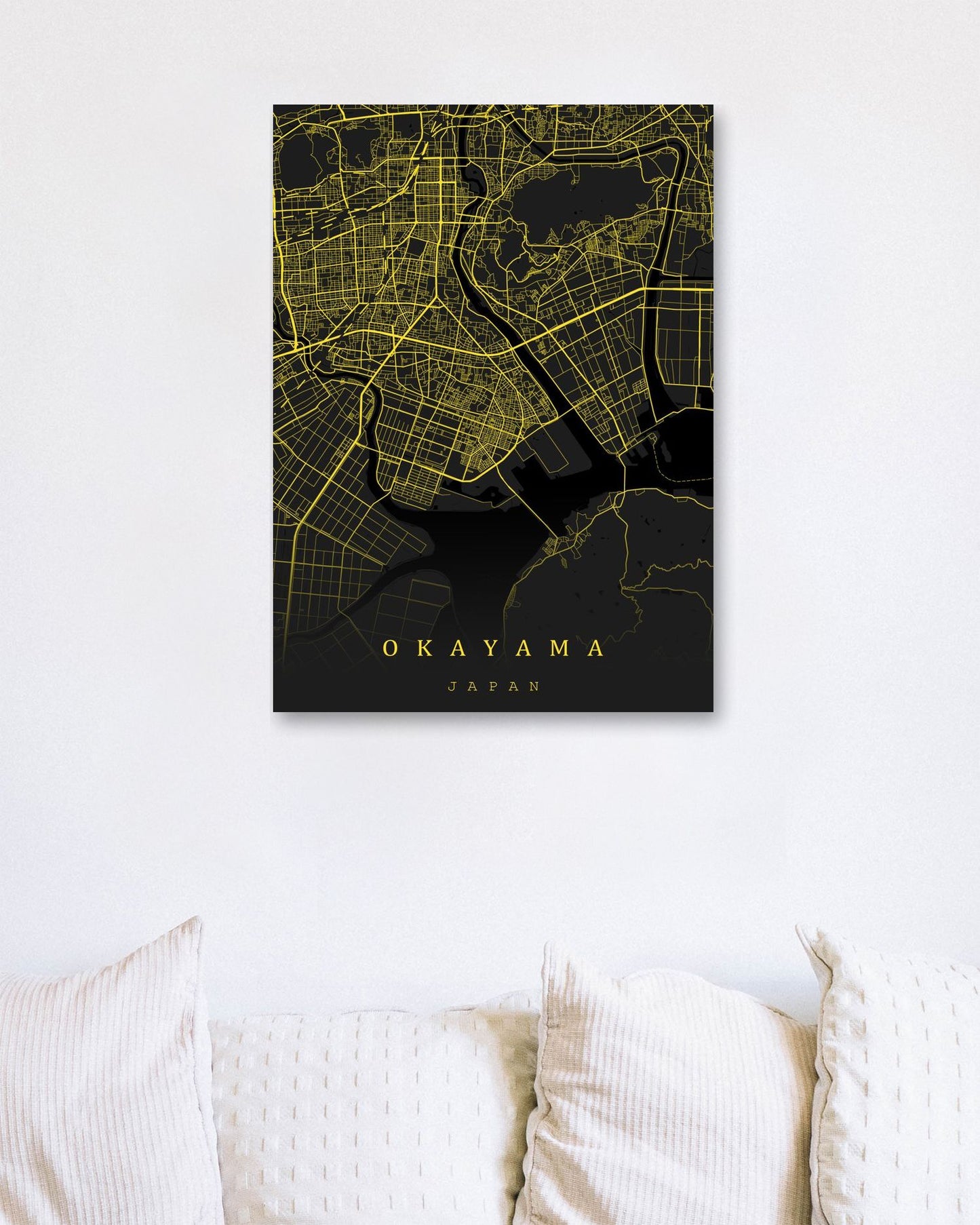 Okayama japan maps art - @SanDee15