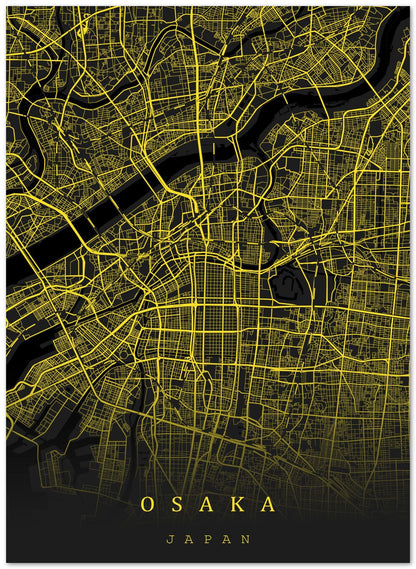 Osaka map - @SanDee15