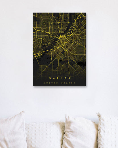 Dallas maps art - @SanDee15