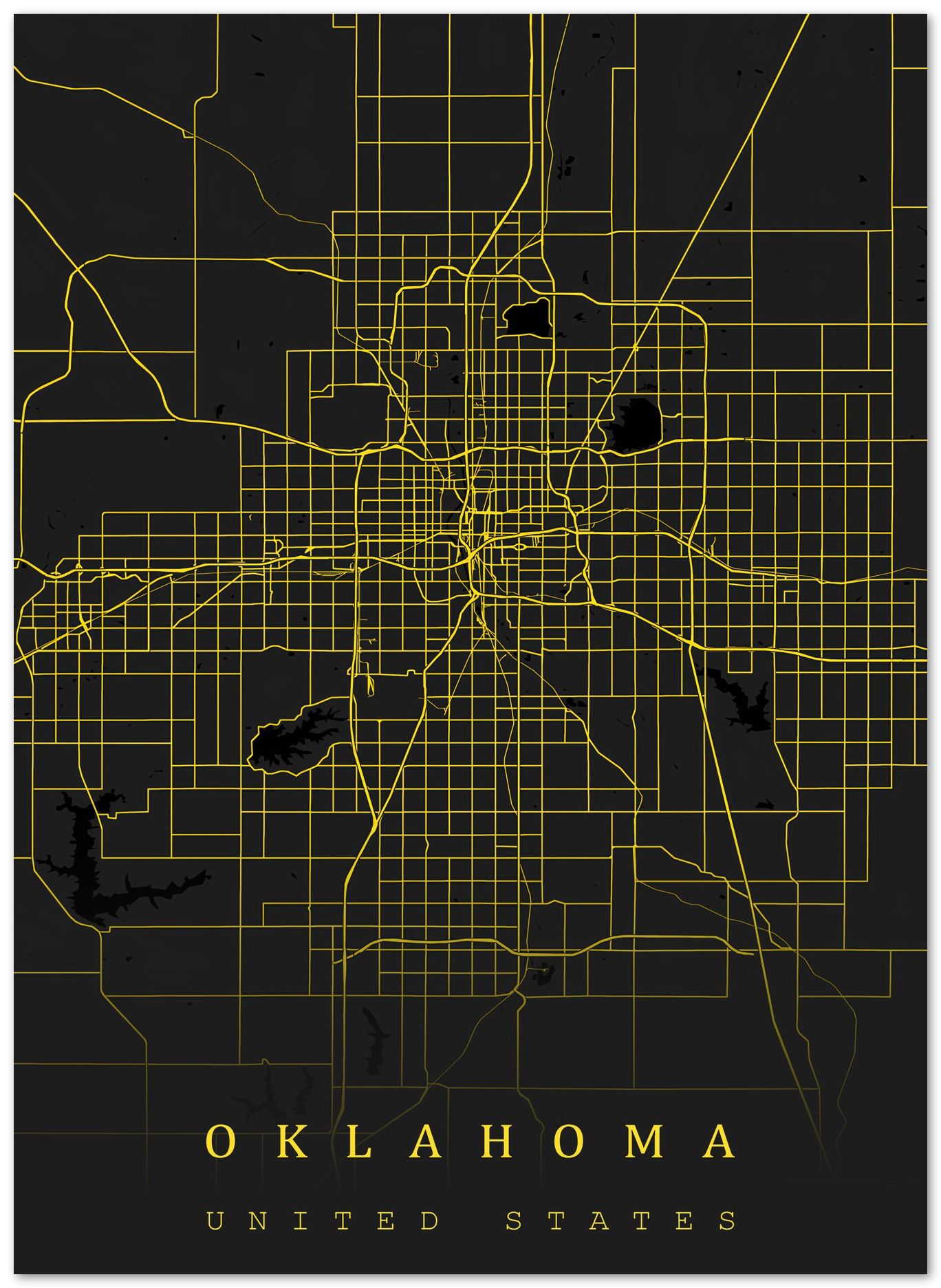 Oklahoma map - @SanDee15