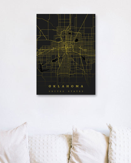 Oklahoma map - @SanDee15