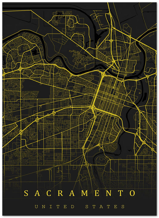 Sacramento maps art - @SanDee15