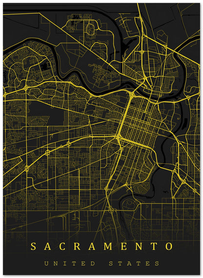 Sacramento maps art - @SanDee15