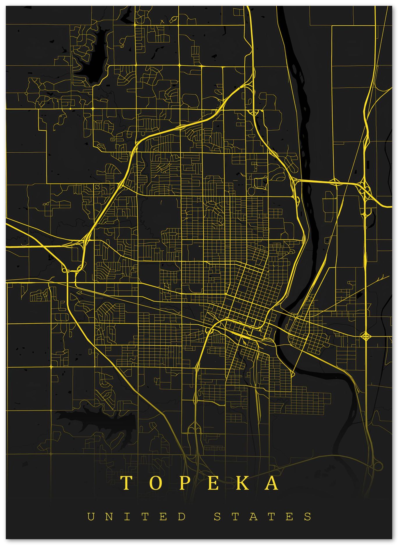 Topeka maps art - @SanDee15