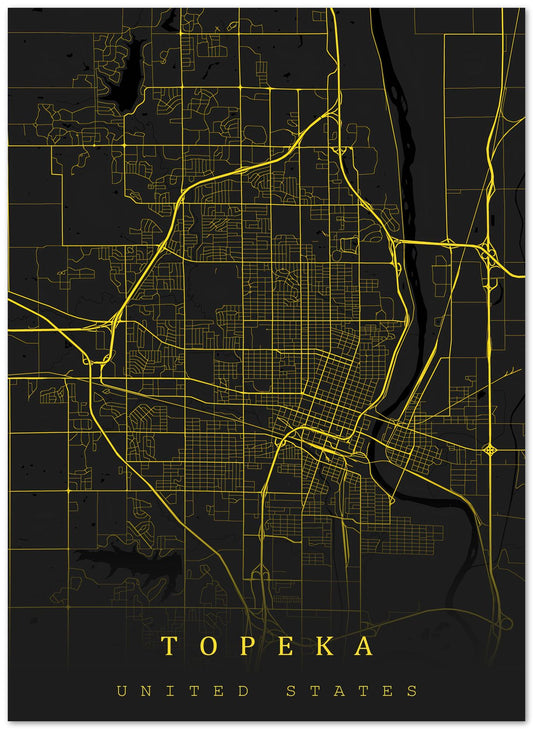 Topeka maps art - @SanDee15