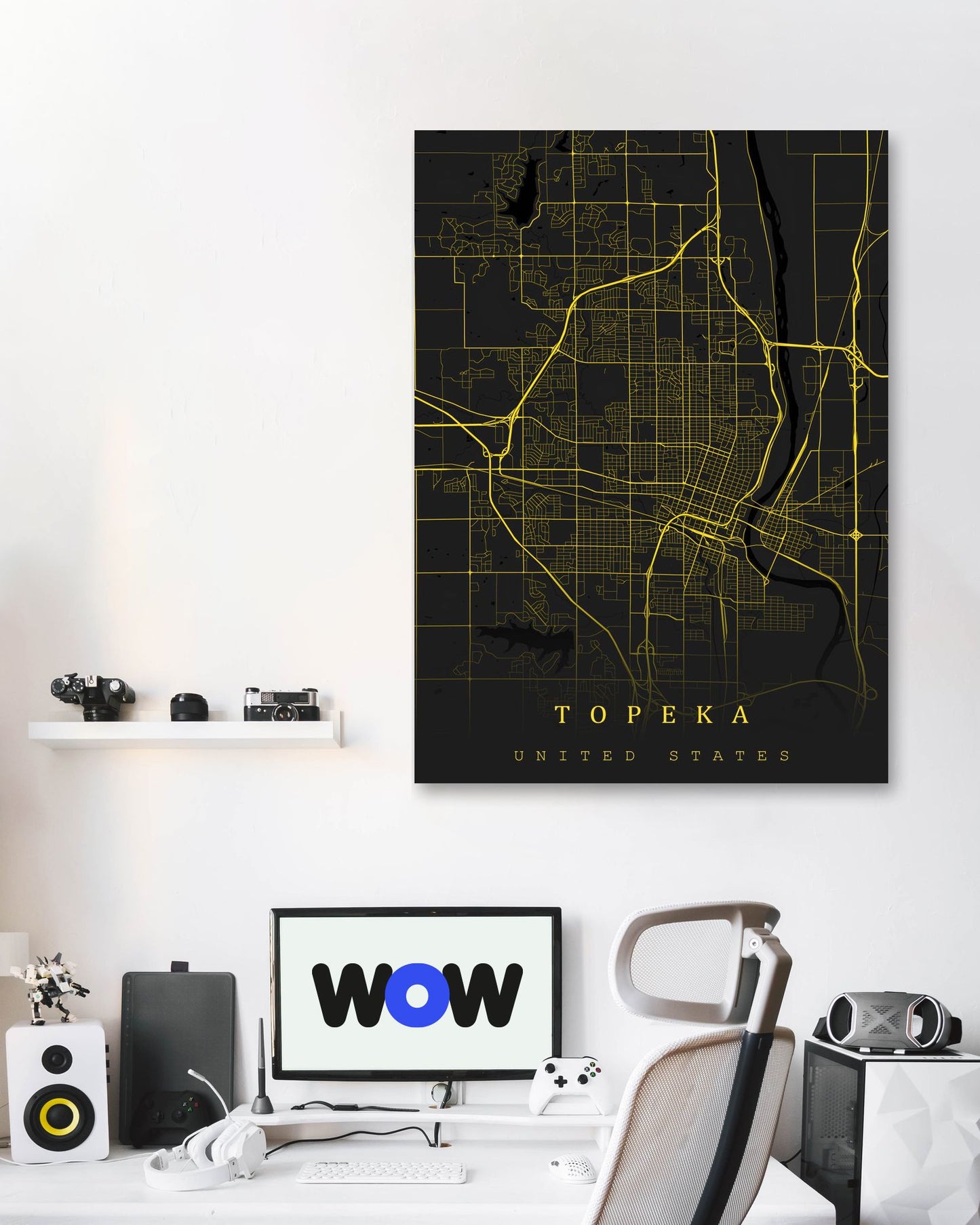 Topeka maps art - @SanDee15
