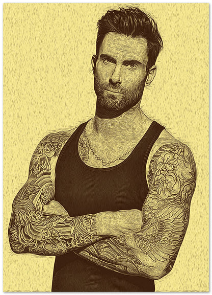 Adam Levine Retro Vintage 3 - @oizyproduction