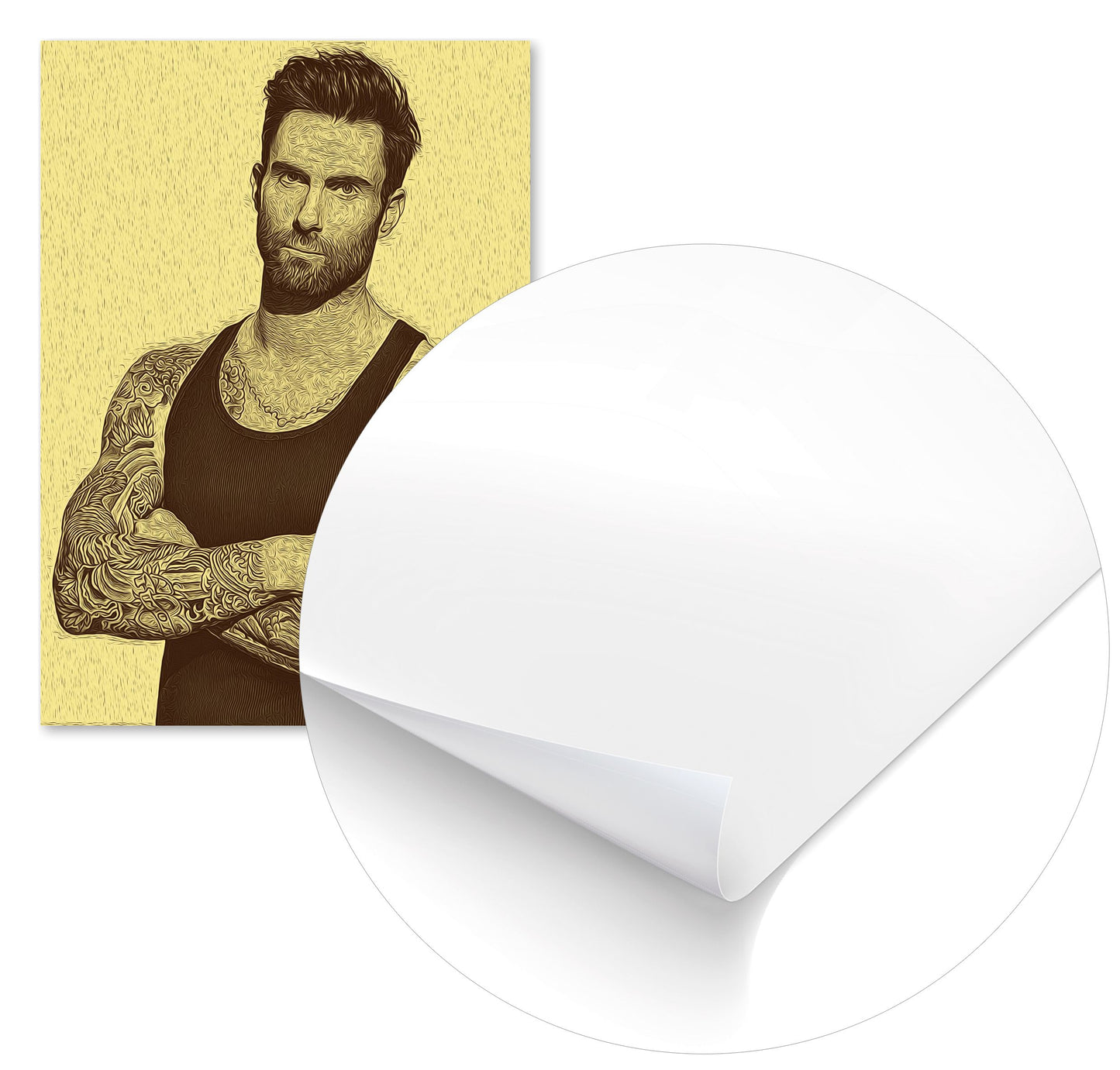 Adam Levine Retro Vintage 3 - @oizyproduction