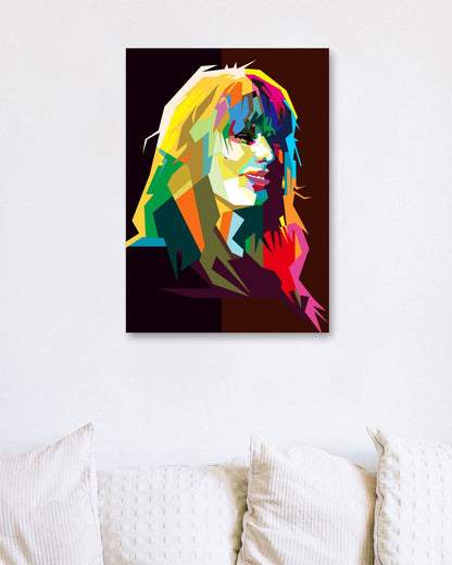 Taylor Swift Pop Art WPAP - @Artkreator