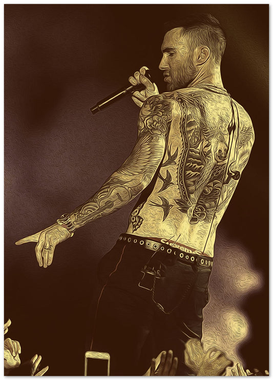 Adam Levine Retro Vintage 4 - @oizyproduction