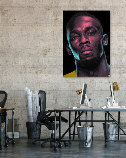 Usain Bolt - @LordCreative