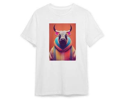 a nursery animal pop art illustration of Bison - @Artnesia