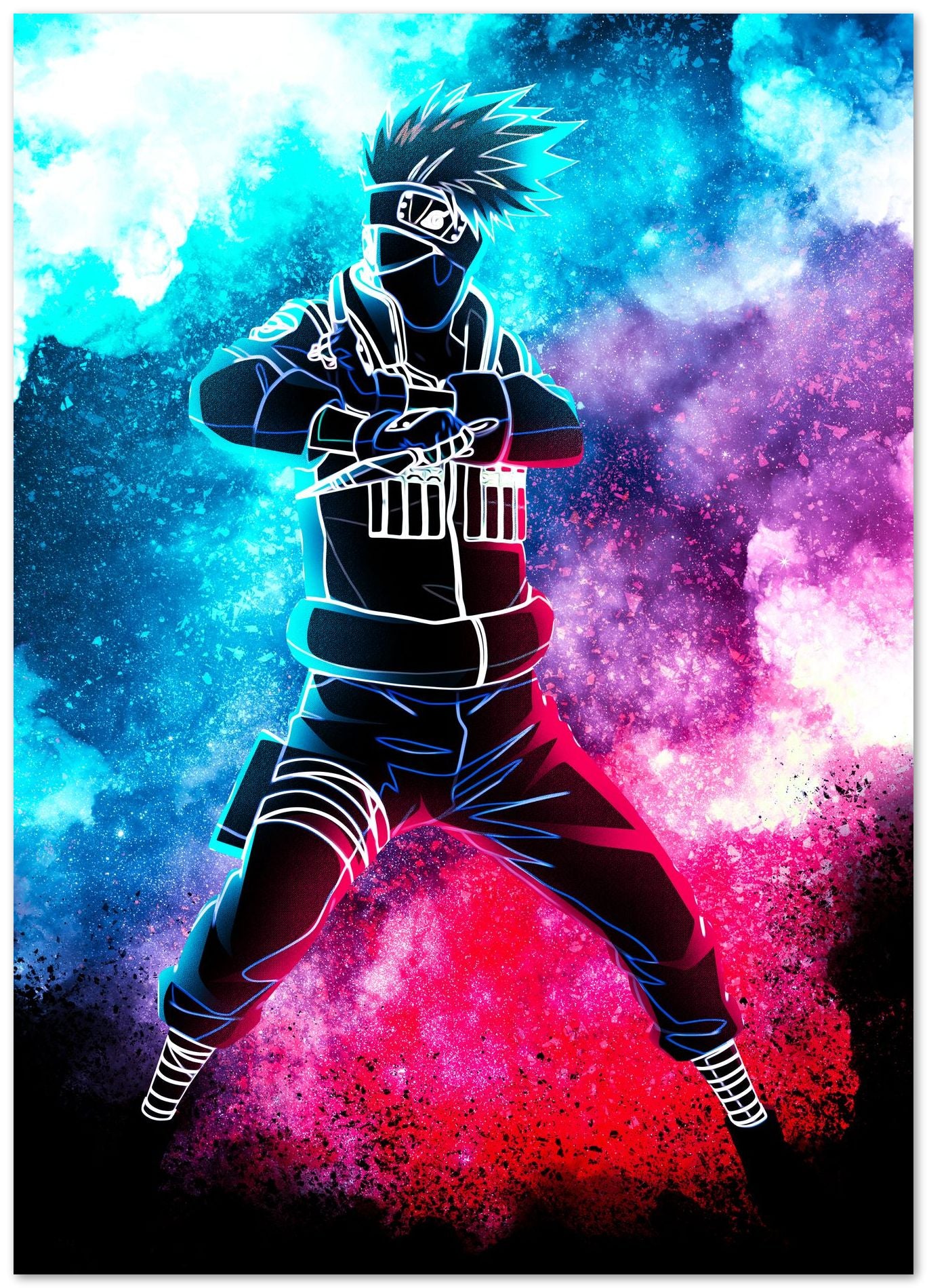 Soul of kakashi illustrations - @SanDee15