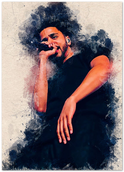 J cole paintings - @SanAcrylicstyle