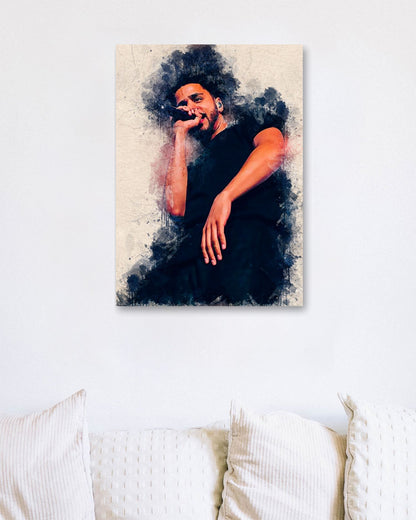 J cole paintings - @SanAcrylicstyle