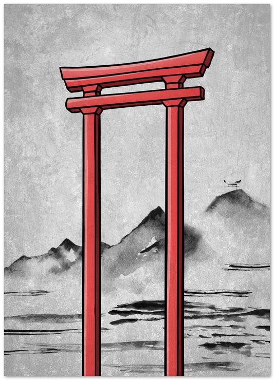 The Gates of Death - Japanese Artstyle - @GreyArt