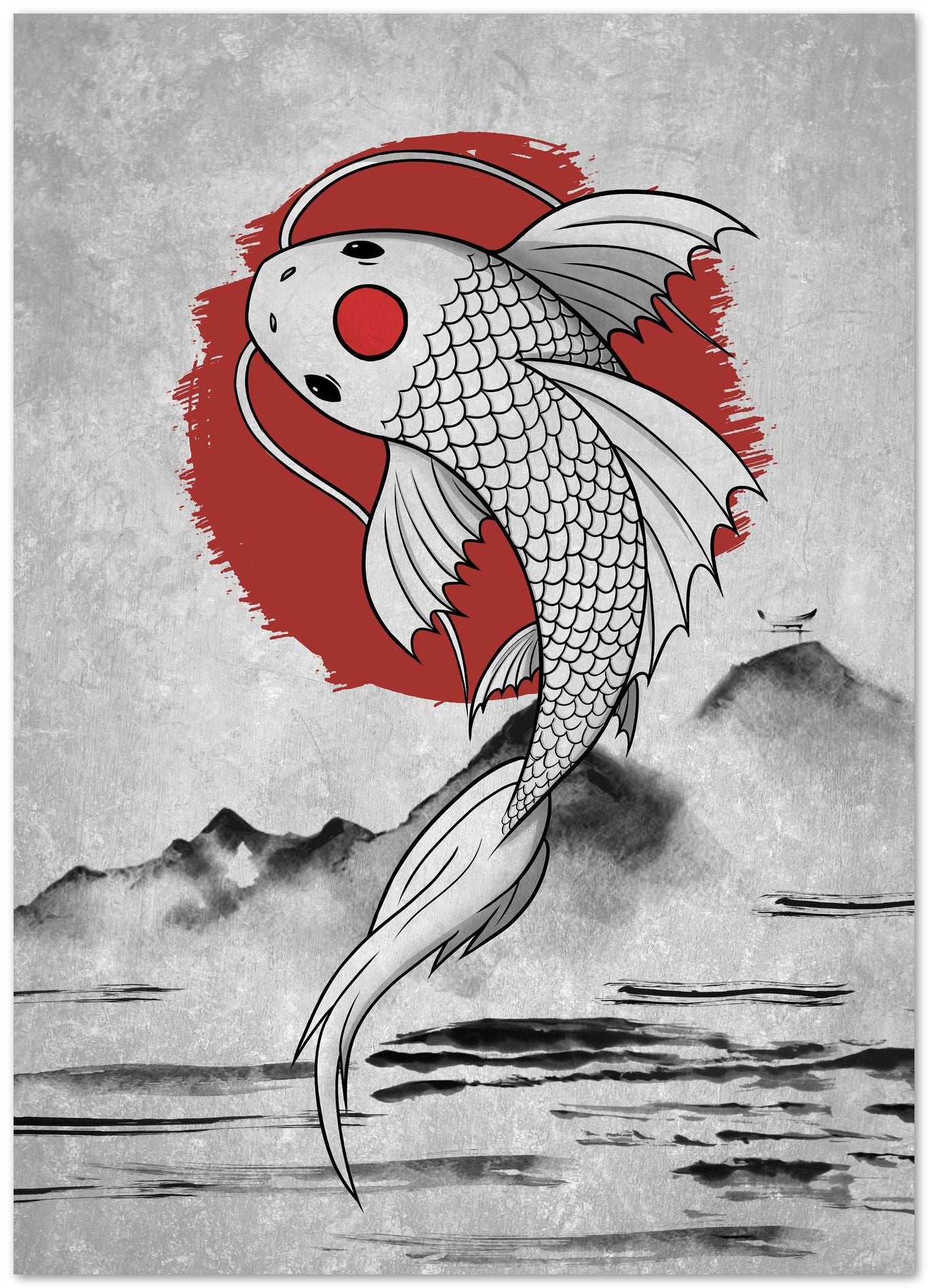 Koi Fish - @GreyArt