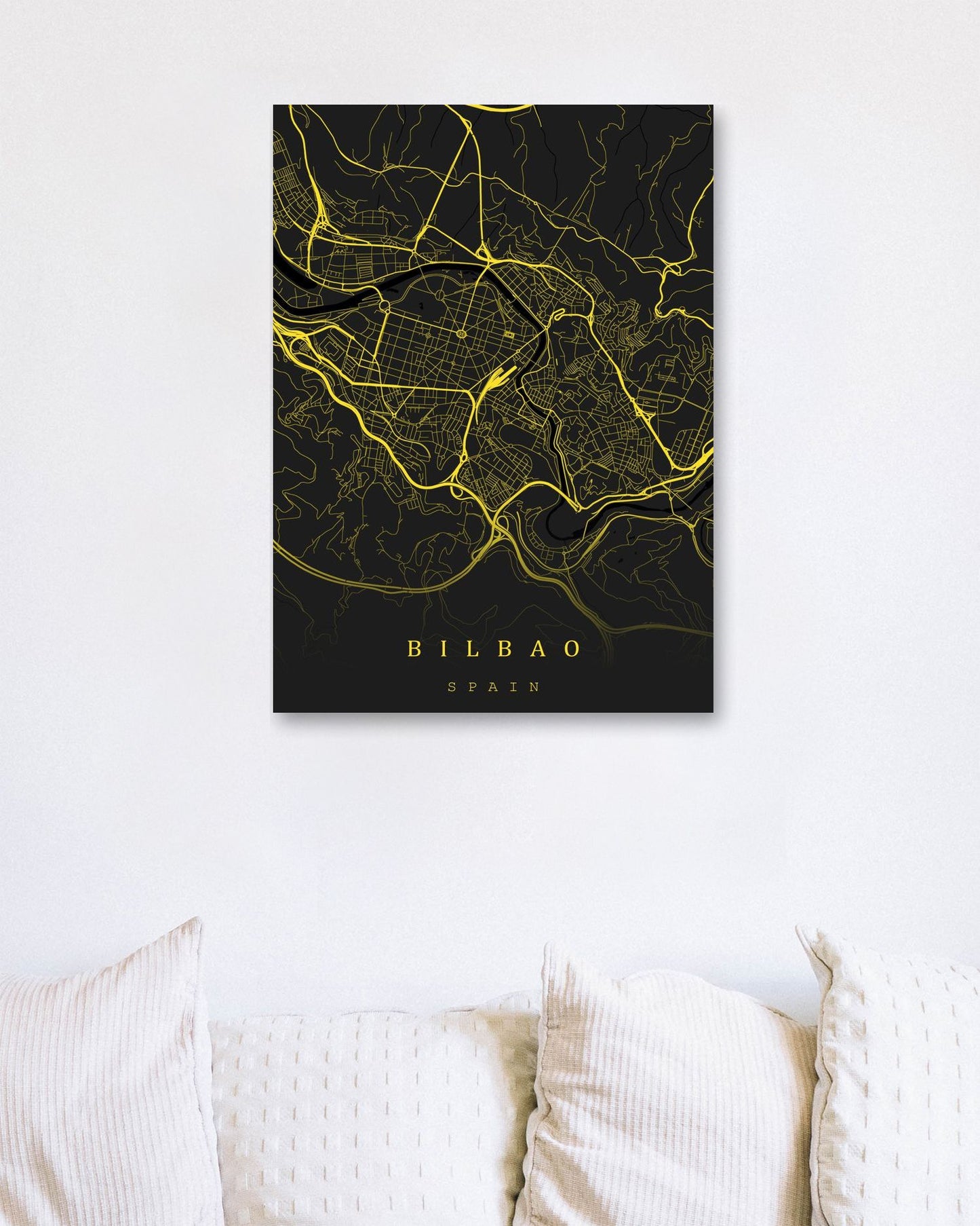 Bilbao maps art - @SanDee15