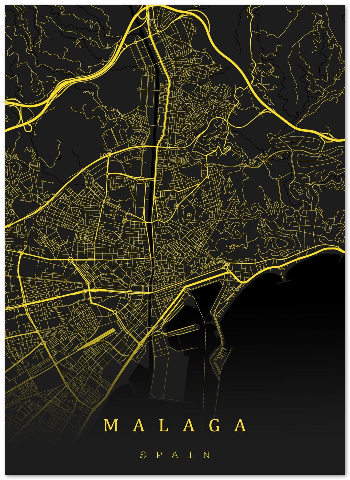 Malaga map - @SanDee15