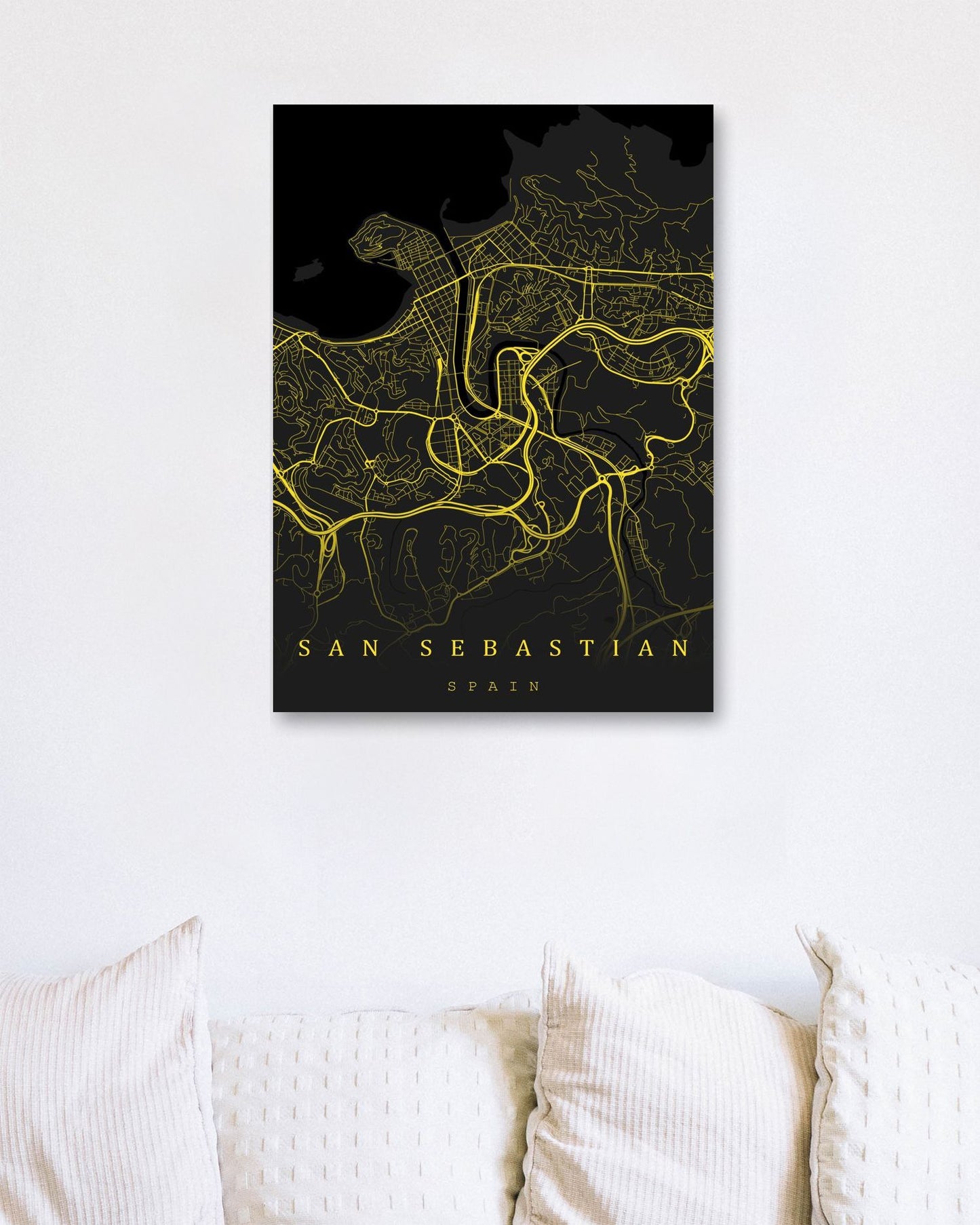 San sebastian maps art - @SanDee15