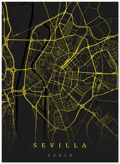 Sevilla map - @SanDee15