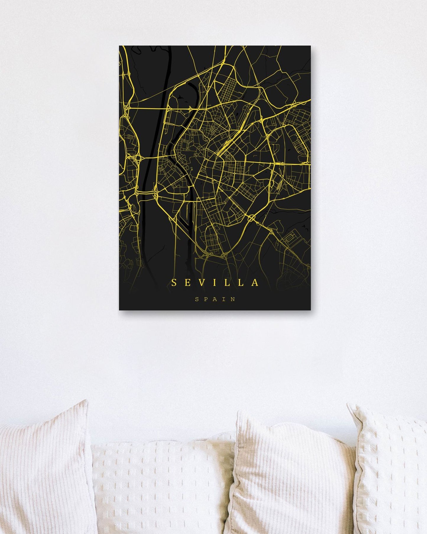 Sevilla map - @SanDee15